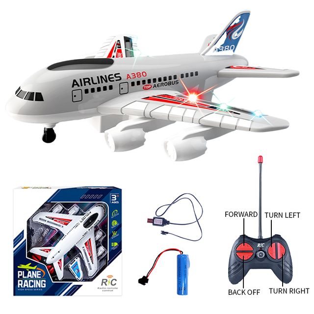 New Product 1/18 2.4g Rc Airplane Model Toys Remote Control Rc Plane Toys Battery Operated Electric Plane Toys