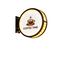 Nouvelle conception de boîte à lumière LED étanche IP65, panneau mural personnalisé double face en forme de cœur pour les hôpitaux et la décoration