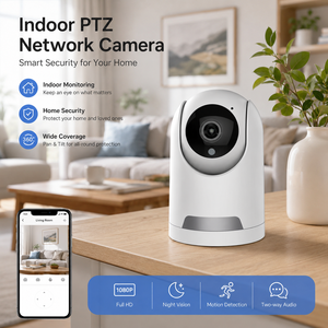 Caméra de sécurité WiFi double éclairage, détection de mouvement PIR, vision nocturne couleur, CMOS 355, grand angle, stockage Cloud/<span class=keywords><strong>Micro</strong></span> SD, faible détection humaine - Product Image 5