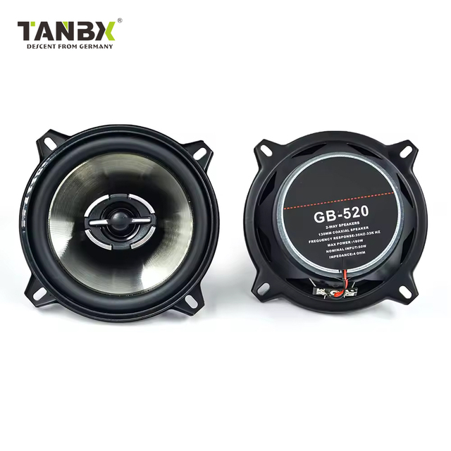 600W Wholesale High Quality 5 Inch Car Audio Coaxial Speaker High Power Active Auto Aluminum Speaker GB-520