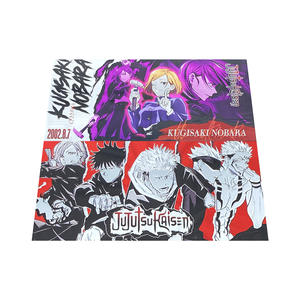 Satoru Gojo Kugisaki Nobara Cartoon Collectibles feuille d'or cartes de billets de banque en papier découpé au laser 12 modèles de marque-pages Anime vente en gros - Product Image 6