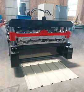 Automatic Trapezoidal <b>Tile</b> Roof Roof Roll Forming <b>Machine</b> Single Layer Roll Forming <b>Machine</b> Easy Operate - Product Image 3