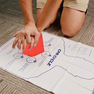 Cubo esagonale <span class=keywords><strong>CPR</strong></span> cubo Trainer di plastica di primo soccorso per la pratica di compressione delle mani per dimostrazioni di classe & corsi - Product Image 6