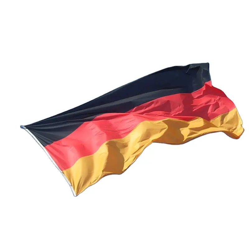 Bandiera della Germania 4x6 FT bandiera nazionale promozionale di migliore qualità 100D poliestere Stock nero rosso giallo DE Deutschland