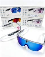 Lunettes Intelligentes AIMB-G5 Max AI en Promotion avec Caméra 8MP, Enregistrement Vidéo HD 1080P, Transfert Wi-Fi et Verres Photochromiques UV400 pour le Cyclisme