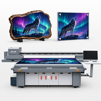 Imprimante jet d'encre UV à plat industrielle automatique haute vitesse 2500x1300mm Ricoh Gen6 pour l'impression sur acrylique, PVC, bois et panneaux publicitaires