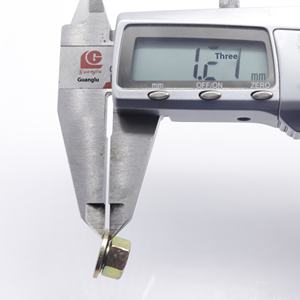 Écrou rotatif intégré Q32206 M6 en acier galvanisé Dacromet, écrou combiné à activité, norme nationale métrique EN - Product Image 5