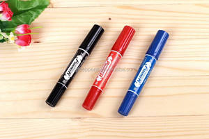 Office Daily Use Double Head/point Jumbo Big Permanent Marker <b>Pen</b> - Product Image 2