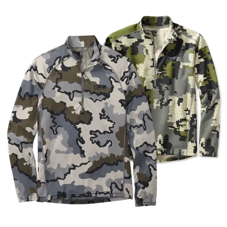 OEM camouflage t-shirt breathable quick-drying camouflage hunting hoodie men's camouflage t-shirt