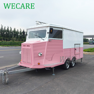 Nouvelle remorque de restauration rétro, foodtruck <span class=keywords><strong>vintage</strong></span>, camionnette Citroën H mobile, <span class=keywords><strong>camion</strong></span> de vente de glaces, café, boissons glacées, à vendre - Product Image 2