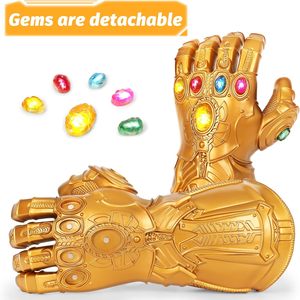 ถุงมือเนซาเบบี้ โกลด์ อินฟินิตี้ แกนท์เลทพร้อมอัญมณีที่ถอดออกได้สำหรับอุปกรณ์ประกอบฉากคอสเพลย์ฮาโลวีนขนาดผู้ใหญ่ - Product Image 4