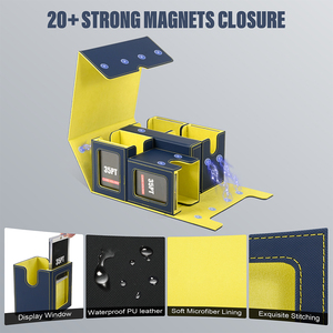 Juzi Tùy Chỉnh Giao Dịch Trò Chơi 800 + Thẻ Không Tay 5 Trong <span class=keywords><strong>1</strong></span> Thẻ Boong Hộp Với Khay Xúc Xắc Cho Yugioh MTG Tcg Thể Thao - Product Image 5