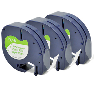 ORISON Mejor Precio Cinta de Etiquetas de Papel <span class=keywords><strong>DYMO</strong></span> LT 91200 de 12 mm de Ancho Compatible con <span class=keywords><strong>Impresora</strong></span> <span class=keywords><strong>DYMO</strong></span> <span class=keywords><strong>Letratag</strong></span> - Product Image 6