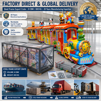 Train sur rail pour enfants, jeux et manèges d'extérieur pour centres commerciaux et parcs d'attractions, à vendre