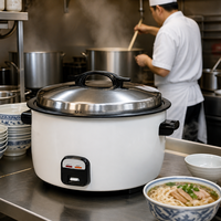 Série de cuiseurs à riz commerciaux de 3,6 L à 10 L avec plusieurs options d'alimentation pour l'hôtellerie et la restauration