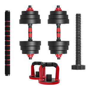 Juego de mancuernas Oem Free Weights, 3 piezas, convertibles en barra y pesa rusa, un par de mancuernas ligeras para gimnasio en casa, para mujeres y hombres, 10 kg - Product Image 5