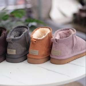 2025 gros hiver extérieur UGGS fourrure anti-dérapant <span class=keywords><strong>fille</strong></span> chaud fourrure courte neige planche bottes femmes soutien personnalisation - Product Image 6