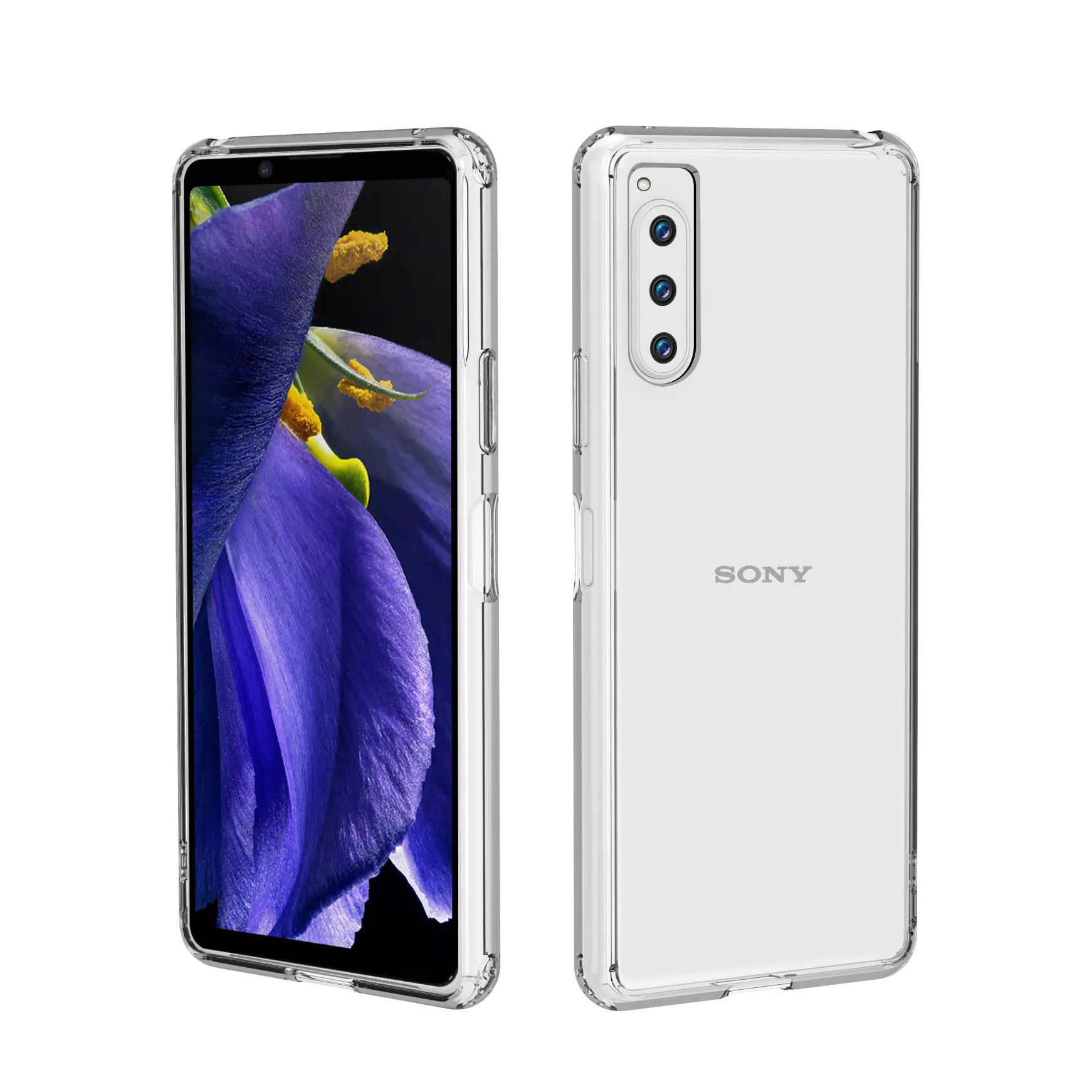 Qian Du _ a prueba de golpes a prueba de PC + TPU funda para Sony 201 claro caso para Sony accesorios móviles para Sony 201 caja del teléfono en blanco de diseño personalizado