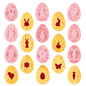 Set di 9 Stampini e Timbri per <span class=keywords><strong>Biscotti</strong></span> Pasquali, Decorazione per Cioccolato e Pasticceria, Set per <span class=keywords><strong>Biscotti</strong></span> Festivi - Product Image 2
