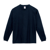 100% coton 250G surdimensionné unisexe T-Shirt complet à manches longues équipage Logo personnalisé imprimé noir uni fond noir femmes hommes