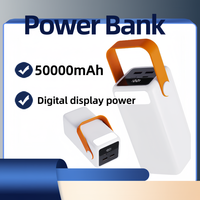 Batterie Externe Portable Haute Capacité 50000mAh PD22.5W Fiable 2026 pour Voyages Longue Durée, Camping et Urgences