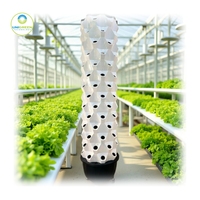 Tour hydroponique verticale pour l'agriculture – Système commercial multi-niveaux à 112 trous pour une production élevée – Vente chaude