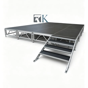 Outdoor Portable Aluminum Alloy Mobile Stage Detachable Stage Platform Foldable Design for Events Concerts Weddings Truss - Product Image 1