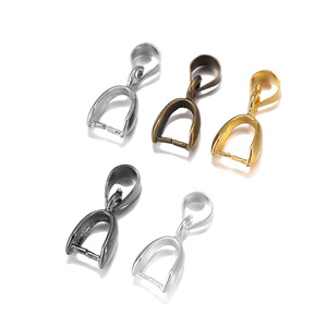 Metal Pendant Clasp Mixed Shapes For Necklace Making Plated Brass <b>Clip</b> Jewelry Findings AC0045 - Product Image 5