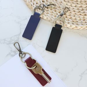 3 Days Shipping PU Leather Keychain Holder Vintage Metal Clasp Multi-colors <b>Key</b> <b>Ring</b> Ideal Gifts for Him - Product Image 4
