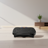 Machine à vibrations pour usage domestique, en matériau ABS, écologique, sûre, portable, charge maximale de 150 kg, amincissement, massage électromagnétique des pieds