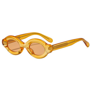 Lunettes de soleil polarisées ovales rétro vintage de haute qualité 2026 pour hommes et femmes, monture épaisse en acétate, style créateur - Product Image 5