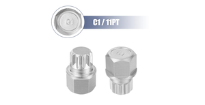 ABC1/11PT <span class=keywords><strong>chiave</strong></span> di blocco a <span class=keywords><strong>chiave</strong></span> con dado antifurto <span class=keywords><strong>per</strong></span> <span class=keywords><strong>chiave</strong></span> di rimozione della vite <span class=keywords><strong>per</strong></span> VW <span class=keywords><strong>per</strong></span> Audi - Product Image 4