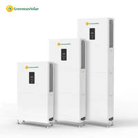 Onduleur solaire monophasé Greensun 220V 6KW 11KW avec batterie au lithium 10KWH 20KWH 30KWH tout-en-un pour la vente au détail