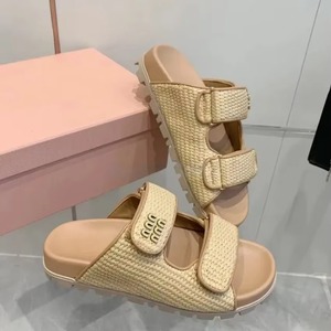 Sandales d'été plates antidérapantes en cuir véritable à lacets pour femmes, idéales pour les vacances en bord de mer - Product Image 4
