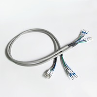 Cable Multifilar, Arnés de Cables con Terminales de Pin y Horquilla Aislados en Ambos Extremos, Cable de Señal Etiquetado para Controlador de Sensor Industrial