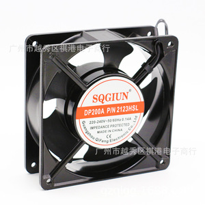 พัดลมระบายความร้อน Sqgiun Ac ขนาด 120x120x38 มม. 220V รุ่น Dp200A พร้อมบานเกล็ดสำหรับแร็คชั้นวาง - Product Image 4