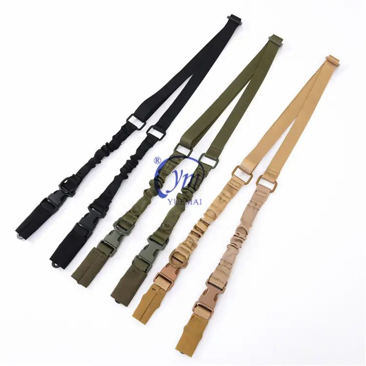 Length Adjustable Metal Hook Two Points Gun Sling For Outdoor Hunting