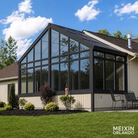 Pergola motorisée moderne en aluminium MEXIN avec toit rétractable en verre trempé, anti-corrosion, imperméable, pour villa extérieure, véranda