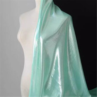 Tissu en soie géorgette pure métallique brillante et chatoyante de 12 mm 114 cm pour robe de danse de fille, fête, mariage, sari