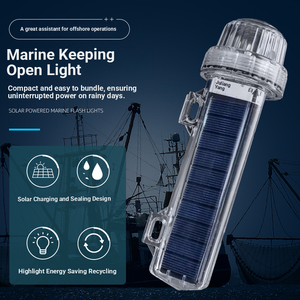 Luz de Navegación Marina Solar de Alto Rendimiento: Sistema de Señalización LED Impermeable para Seguridad y Advertencia Marítima Nocturna - Product Image 2