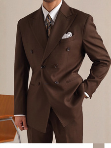 Nuovo Completo da Uomo <span class=keywords><strong>Doppiopetto</strong></span> con Perline, Abbigliamento Formale di Lusso Leggero per Affari e Matrimoni - Product Image 1