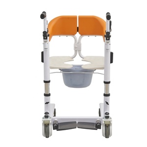 Sedia a rotelle in plastica con sedia a rotelle regolabile a bassa regolazione con sedia da letto disabilitata 120kg - Product Image 4