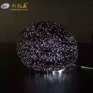 Nuevos Materiales de Construcción de Piedra, Banco de Hormigón Translúcido XMS006, Diseño Cielo Estrellado, Muebles de Jardín - Product Image 1