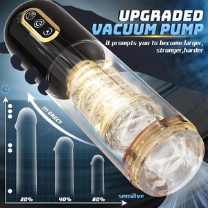 Godet Masturbateur Télescopique Rotatif pour Hommes, avec Fonction <span class=keywords><strong>de</strong></span> Succion et <span class=keywords><strong>de</strong></span> Masturbation Vaginale, Jouet Sexuel Automatique à Piston - Product Image 2