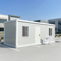 Maison préfabriquée multi-usages en conteneur, panneaux sandwich, montage rapide, résistante aux intempéries, maison conteneur démontable