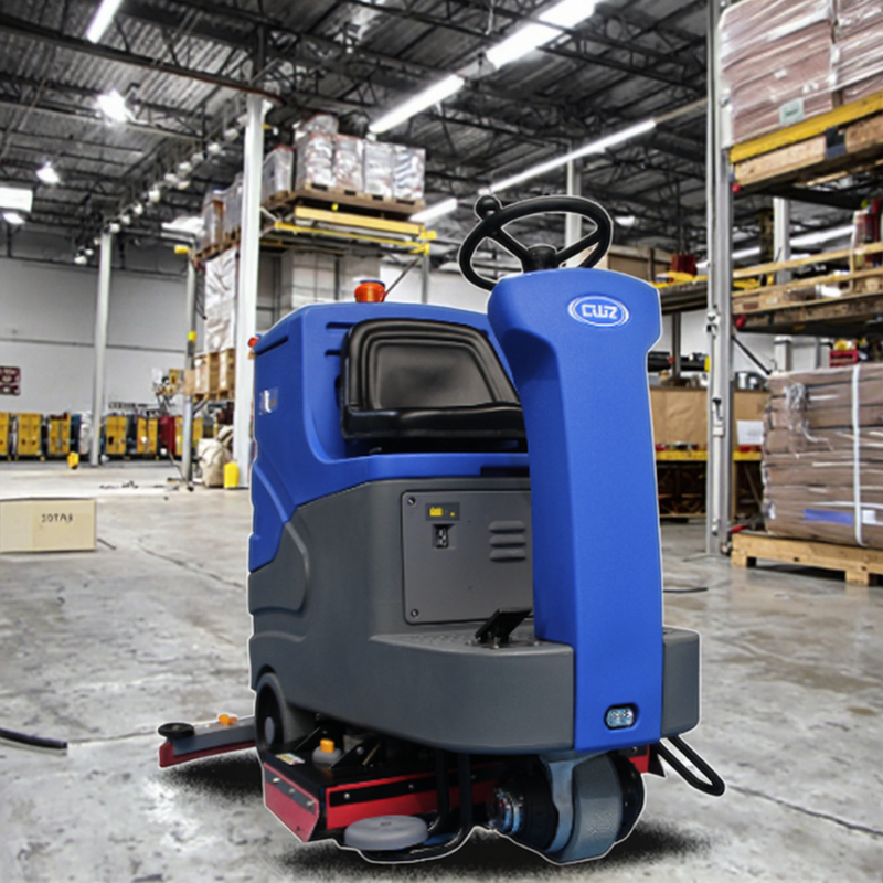 Compact Ride Battery Powered Industrial Floor