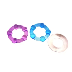 Mainan Seks Pria <span class=keywords><strong>Penis</strong></span> Delay Ejaculation O Beaded TPE Cock <span class=keywords><strong>Ring</strong></span> untuk Pria - Product Image 4