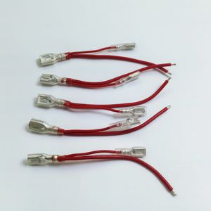 カスタム2.8/4.8/6.3mmプラグ110 187 250 2.8mm 4.8mm 6.3mmスプリングメス型絶縁端子コネクタ（ワイヤケーブル付き） - Product Image 2