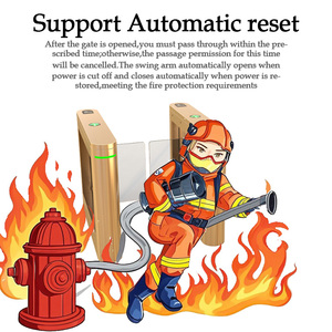 Cửa xoay, cửa vượt chướng ngại vật đa quốc gia và cửa xoay xoay thông minh hoàn toàn tự động - Product Image 4