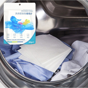 Nahe Fabric Color Absorber Sheets 50pcs Anti-Color Bleeding Laundry Dye Trapping Paper - Product Image 2